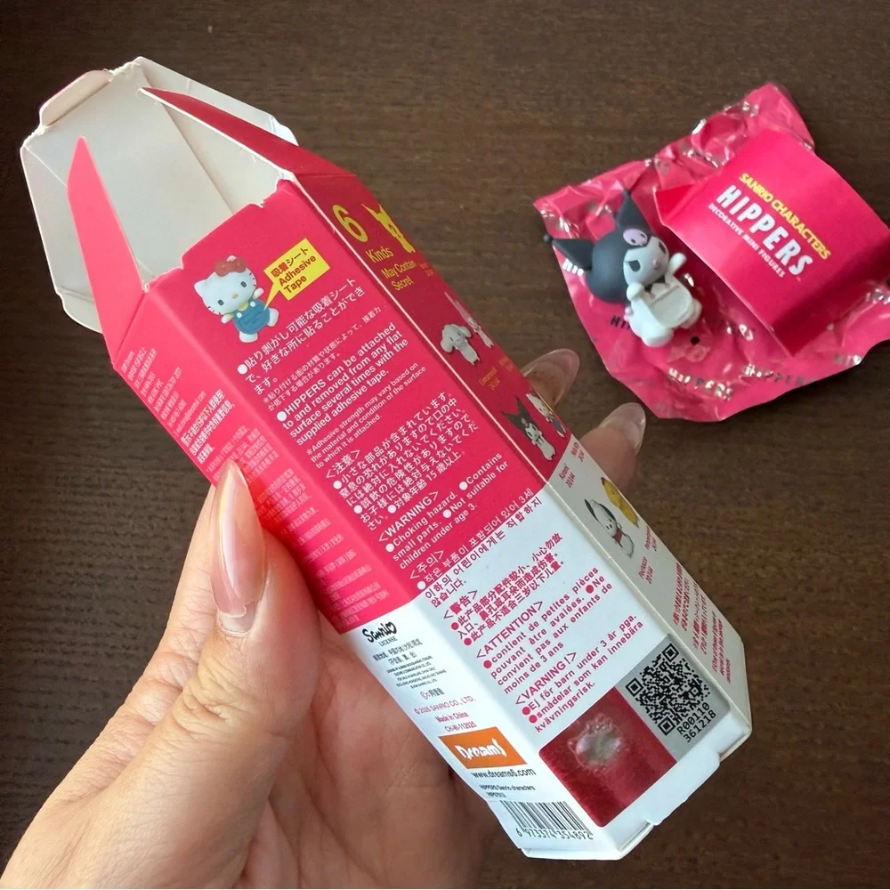 SANRIO Characters HIPPERS Decorative Mini Figurines - Kuromi - Picture 5 of 16